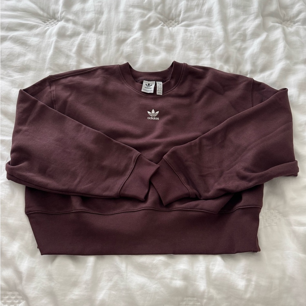 Adidas Deep Brown Crewneck Sweater